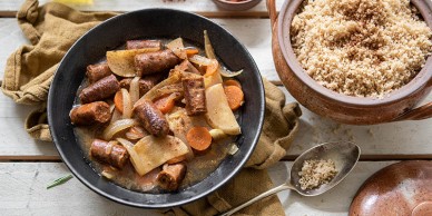 Couscous de merguez au ras el hanout